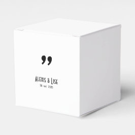 Caja Para Regalos Boite à dragées Apostrophe