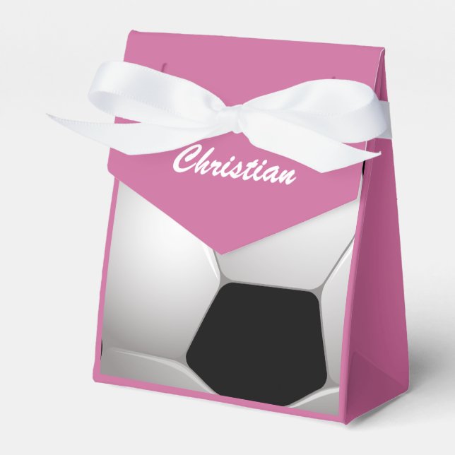 Caja Para Regalos Bola de Fútbol de personalizable (Front Side)