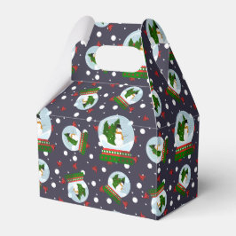 Caja Para Regalos Bola de Nieve de Muñeco de Nieve