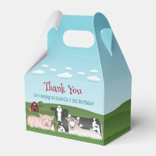 Caja Para Regalos Bola de pollo de ovino Cumpleaños Gracias