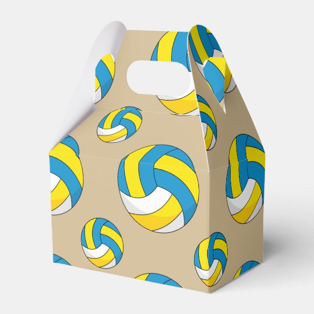 Caja Para Regalos Bola de voleibol personalizado (Front Side)
