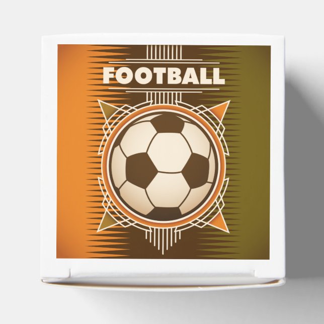 Caja Para Regalos Bola deportiva de fútbol (Parte superior)