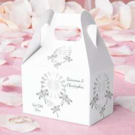 Caja Para Regalos Bolas favoritas de bodas, corazón de libélulas de