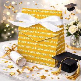 Caja Para Regalos Bold Class of 2026 Graduation Pattern