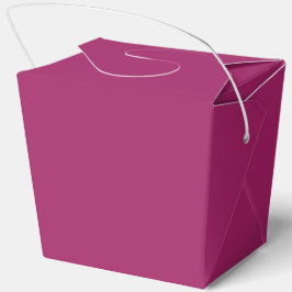 Caja Para Regalos Bold Color Block Wedding Invite – Magenta