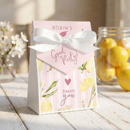 Caja Para Regalos Bolsa de Favor de Graduación de Limón