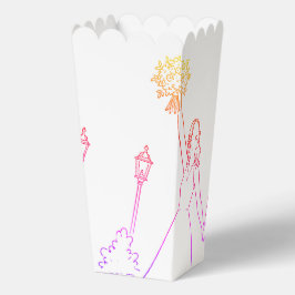 Caja Para Regalos Bolsa de Favor de Palomitas de Maíz con Dibujos de