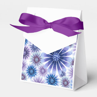 Caja Para Regalos Bolsa de Favor Floral de Lavanda