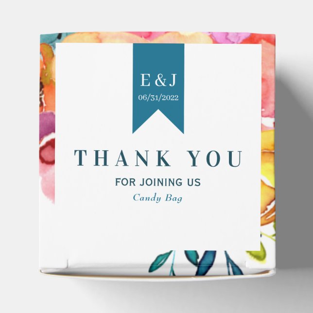 Caja Para Regalos Bolsa de la favorita de la boda en verano brillant (Parte superior)