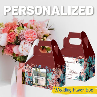 Caja Para Regalos Bolsa de papel de bodas de jardín