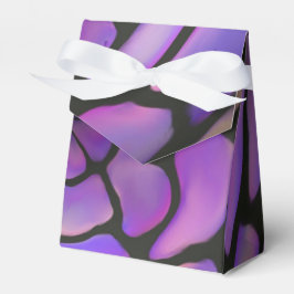 Caja Para Regalos Bolsa de Regalo de Piedra Púrpura con Bow