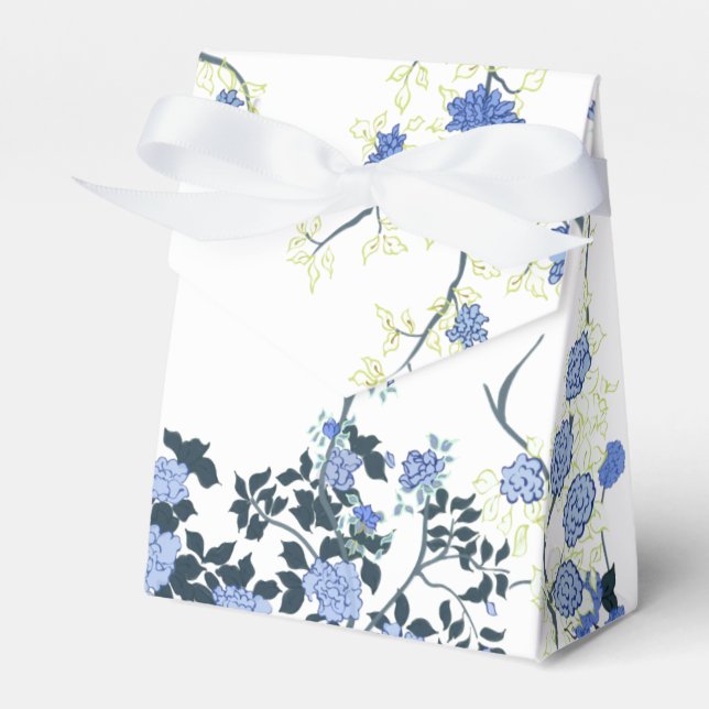 Caja Para Regalos Bolsa favorita de la fiesta de la Chinoiserie flor (Front Side)