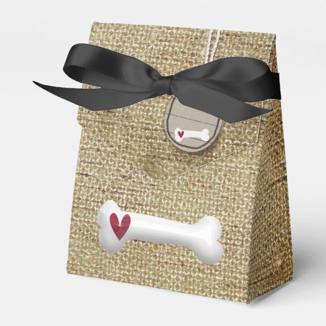 Caja Para Regalos Bolsas de árboles de Doggie (Front Side)