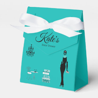 Caja Para Regalos Bolsas de Favor Verde Turquesa
