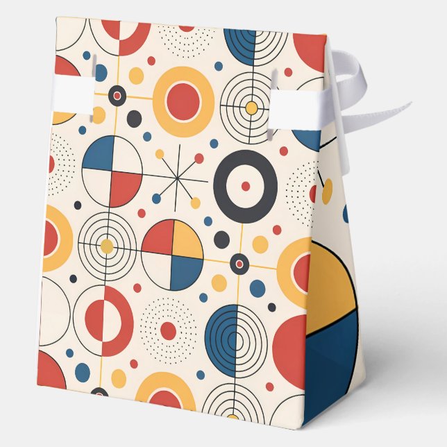 Caja Para Regalos bolsita regalo diseño geométrico (Reverso )