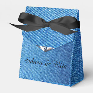 Caja Para Regalos Bolso del favor para el dril de algodón y la