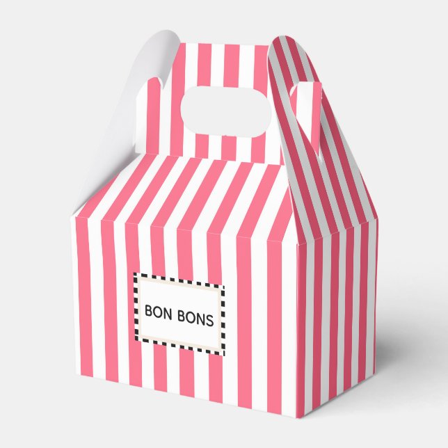Caja Para Regalos Bon Bons Pink Strike (Front Side)