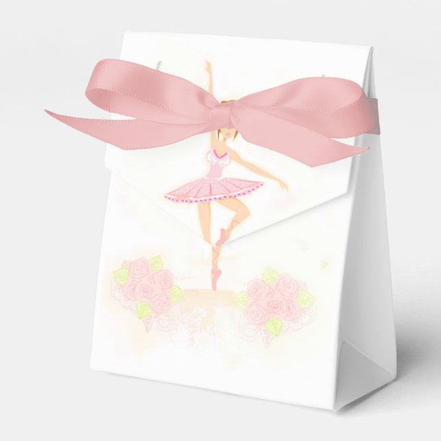 Caja Para Regalos Bonita bailarina Favor Box (Front Side)