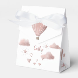 Caja Para Regalos Bonito acuarela Hot Air Balloon Favor Box