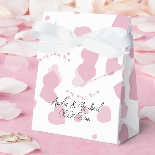 Caja Para Regalos Bonito amor corazón Personalizado (Boda)