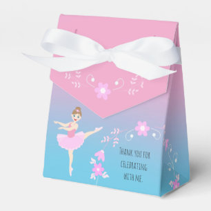 Caja Para Regalos Bonito Ballerina chica Fiesta de cumpleaños