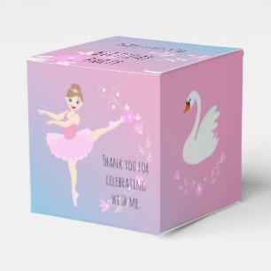 Caja Para Regalos Bonito Ballerina chica Fiesta de cumpleaños
