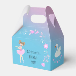 Caja Para Regalos Bonito Ballerina chica Fiesta de cumpleaños