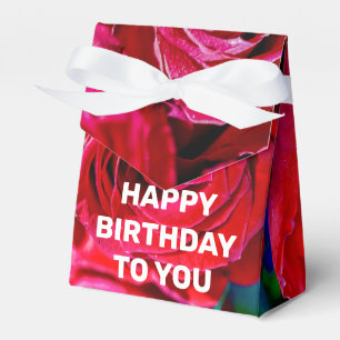 Caja Para Regalos Bonito Bunch De Rosas Rojas