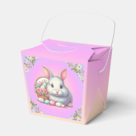 Caja Para Regalos Bonito Pastel de conejo de Pascua