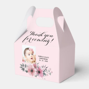 Caja Para Regalos ¡bonito Soft Pink GRACIAS POR VENIR! Cristalizaci