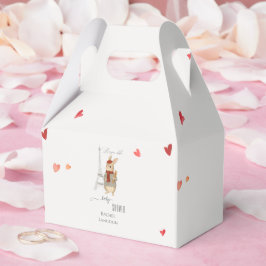 Caja Para Regalos Bonjour Bebe French Rabbit Baby Shower