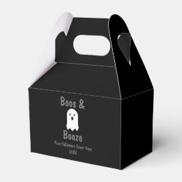Caja Para Regalos Boos y Booze Halloween