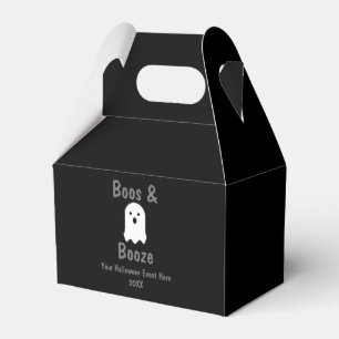 Caja Para Regalos Boos y Booze Halloween