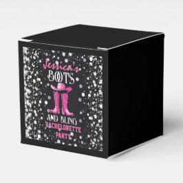Caja Para Regalos Boots rosados y la fiesta de la bachillerato