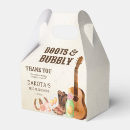 Caja Para Regalos Boots y brunch de rodeo occidental