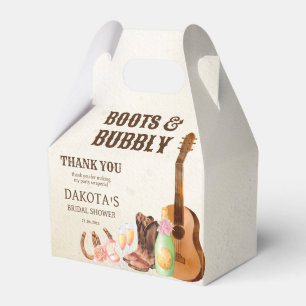 Caja Para Regalos Boots y brunch de rodeo occidental