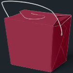 Caja Para Regalos Borgoña<br><div class="desc">El burgundy es un color profundo y rico que combina el rojo oscuro con tonos subyacentes de púrpura y a veces marrón. A menudo se describe como sofisticado,  lujoso y cálido,  similar al color del vino tinto de la región de Borgoña en Francia.</div>