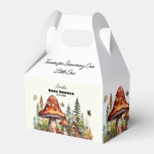 Caja Para Regalos bosque de bosques suntuosos Ducha de bebé hongos