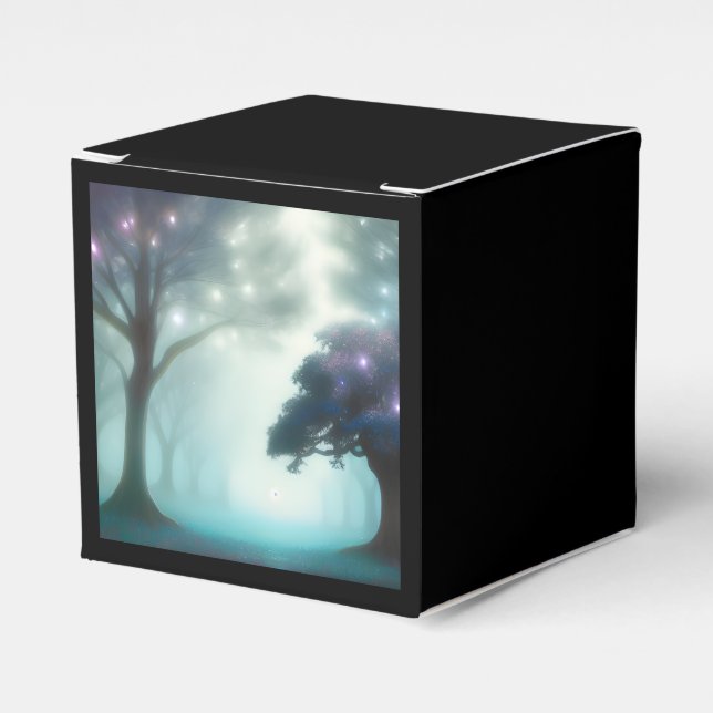 Caja Para Regalos Bosque de niebla (Costado Anverso)