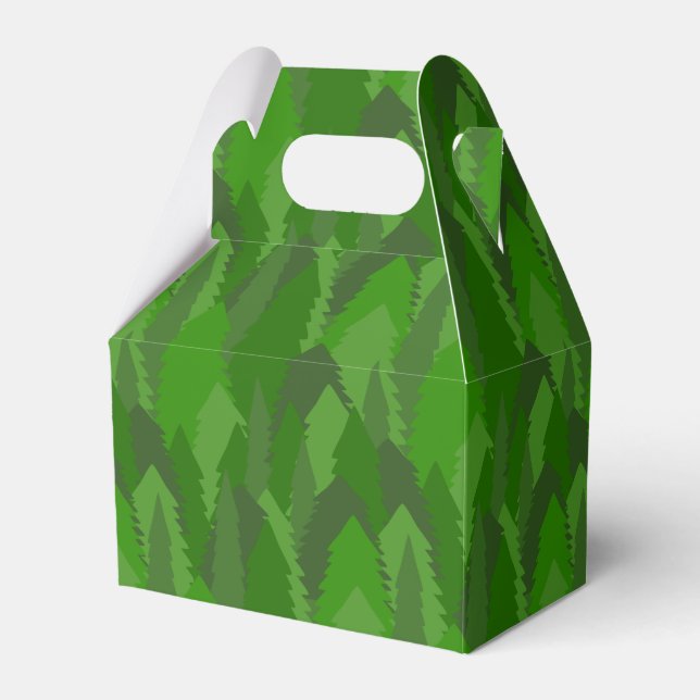 Caja Para Regalos Bosque de pinos (Front Side)