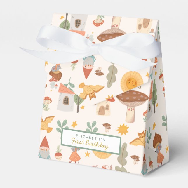 Caja Para Regalos Bosque de Woodland Mushroom (Front Side)