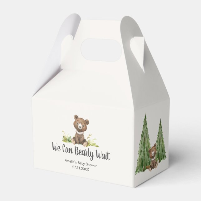 Caja Para Regalos Bosque Esperamos con Ansia (Front Side)