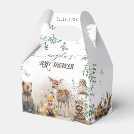 Caja Para Regalos Bosques de bosques Baby Shower