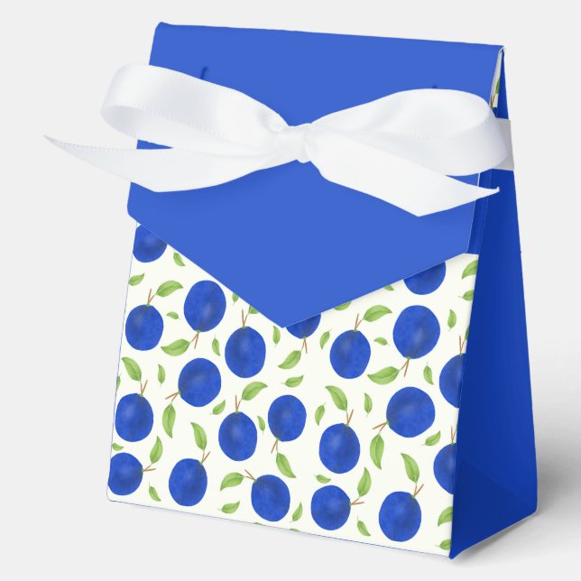 Caja Para Regalos Botanical Plums Collection Ivory (Anverso)