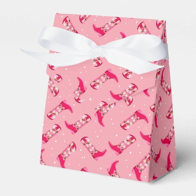 Caja Para Regalos Botas de vaquero y flores (Front Side)