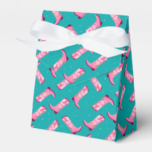 Caja Para Regalos Botas de vaquero y flores