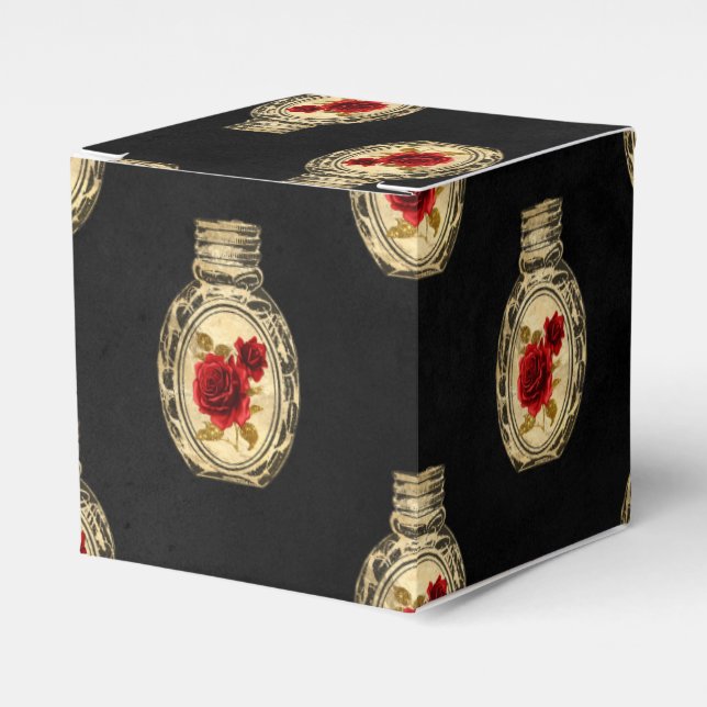 Caja Para Regalos Botella de Poción de Brujas Boda gótico (Costado Anverso)