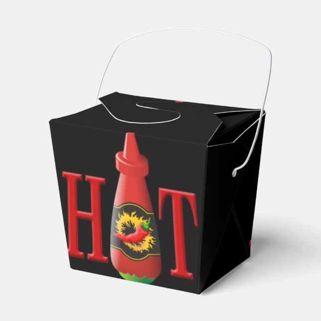 Caja Para Regalos Botella de salsa picante (Front Side)