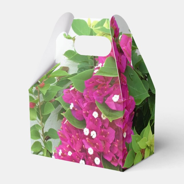 Caja Para Regalos Bougainvillea rosa caliente (Reverso)