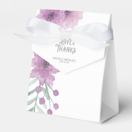 Caja Para Regalos Bouquet acuarela Gracias Lilac ID654